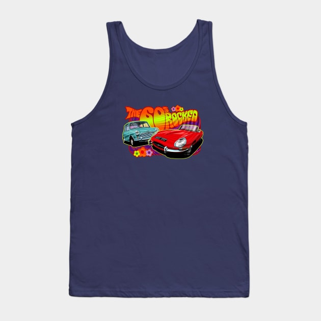 The 60s cars rocked Tank Top by candcretro